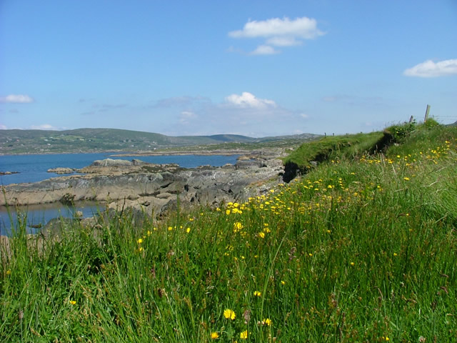 Looking across to Kerry and  the Iveragh Peninsula from the Beara Way